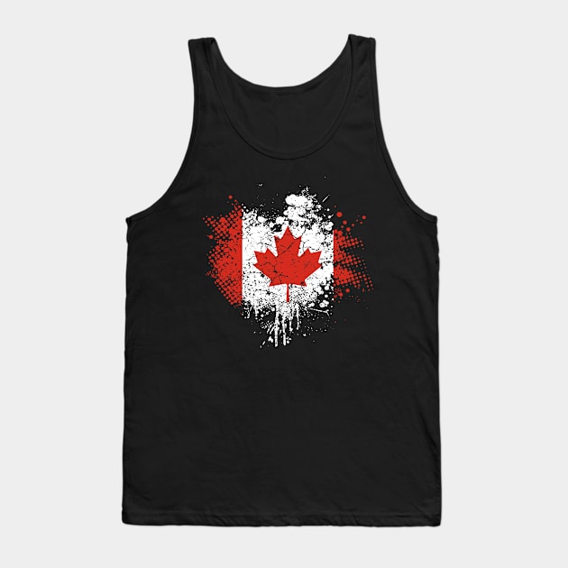 Canada Flag Tank Top by Mila46